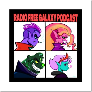 RADIO FREE GALAXY Posters and Art
